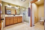 Master Bathroom at The Lodges A1